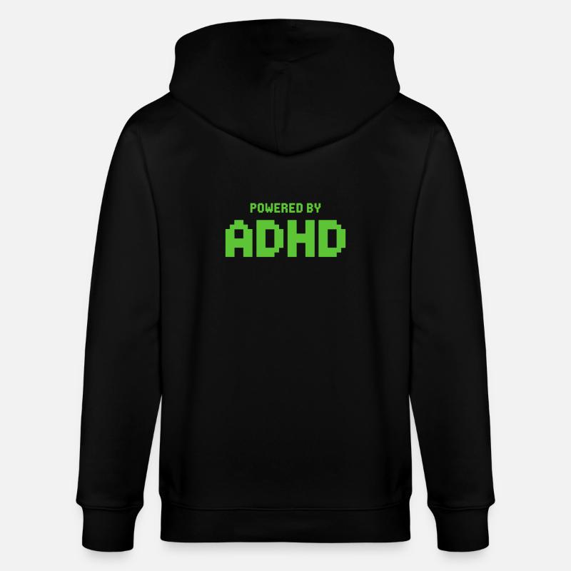 ADHS - Stanley/Stella Unisex Bio-Kapuzenjacke CULTIVATOR  - Schwarz