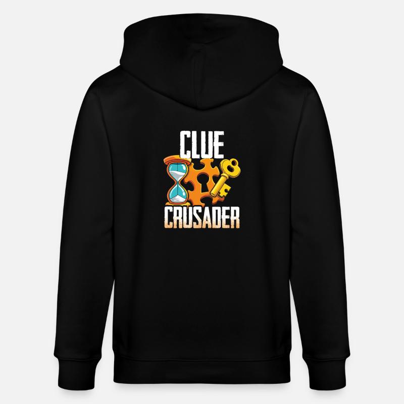 Escape Room Clue Crusader - Veste à capuche bio CULTIVATOR Stanley/Stella Unisexe - noir