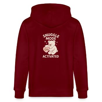 Équipe de soutien émotionnel Inner Child Healing - Veste à capuche bio CULTIVATOR Stanley/Stella Unisexe - bordeaux - Dos - Anna (173cm)