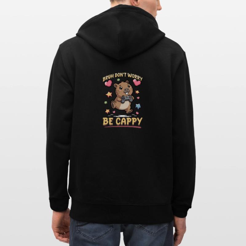 Capybara Gamer Gaming Stanley/Stella CULTIVATOR  Unisex Organic Hooded Jacket