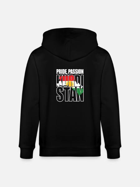 Pride Passion Kurdistan Kurde Kurden - Stanley/Stella Unisex Bio-Kapuzenjacke CULTIVATOR - Schwarz