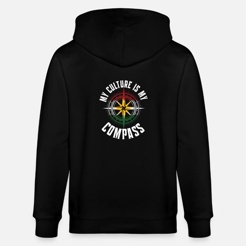 Kurdistan Kurde Kurden - Stanley/Stella Unisex Bio-Kapuzenjacke CULTIVATOR  - Schwarz
