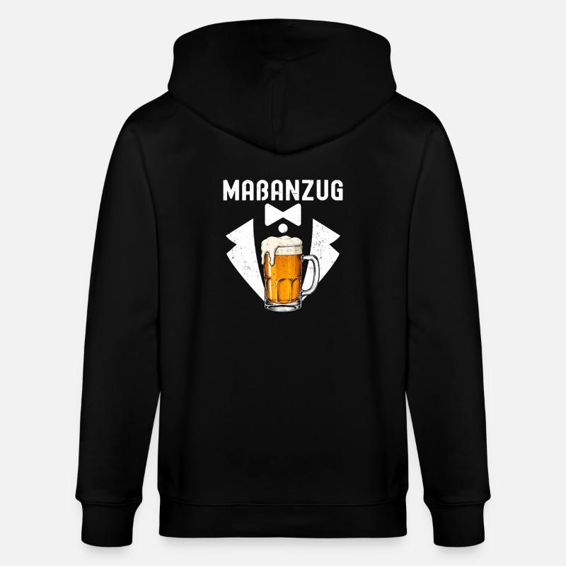 Maßanzug - Stanley/Stella Unisex Bio-Kapuzenjacke CULTIVATOR  - Schwarz