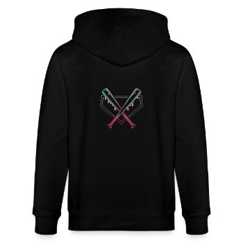Baseball Batte de baseball - Veste à capuche bio CULTIVATOR Stanley/Stella Unisexe - noir - Dos - Anna (173cm)