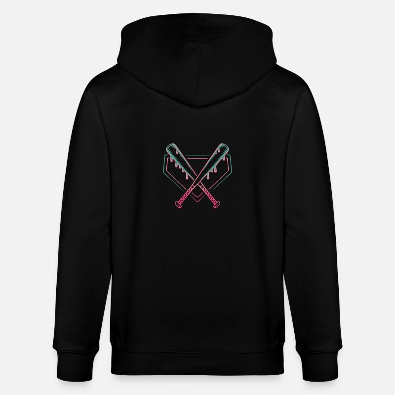 Baseball Batte de baseball - Veste à capuche bio CULTIVATOR Stanley/Stella Unisexe - noir