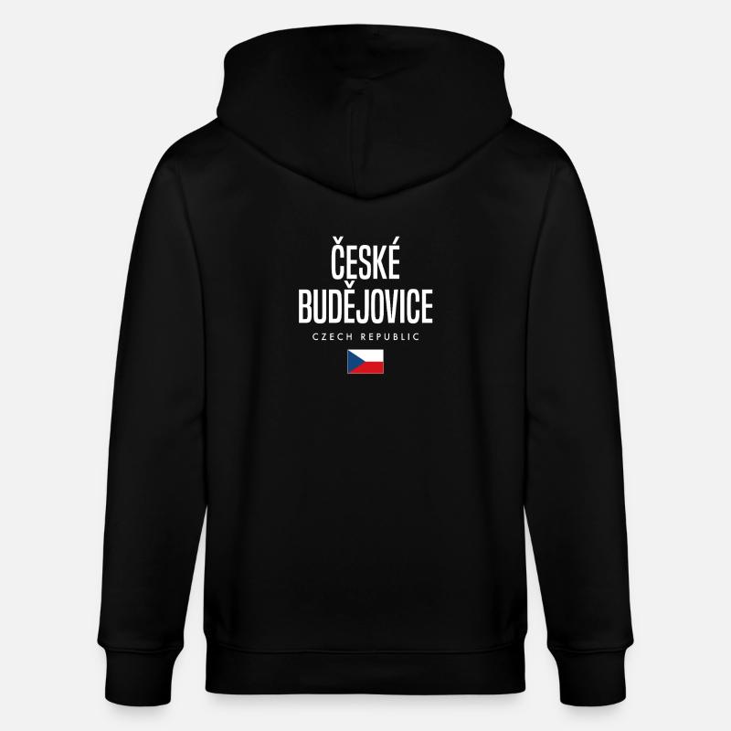 Ceske Budejovice, République tchèque - Veste à capuche bio CULTIVATOR Stanley/Stella Unisexe - noir