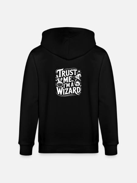 Croyez-moi, je suis un magicien - Veste à capuche bio CULTIVATOR Stanley/Stella Unisexe - noir