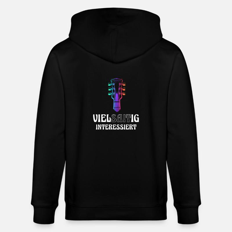 Guitar multi-stringed interested - Stanley/Stella CULTIVATOR  Unisex Organic Hooded Jacket - black