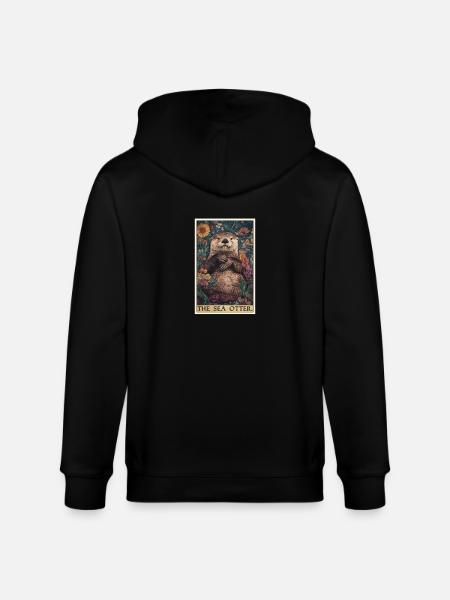 Seeotter - Stanley/Stella Unisex Bio-Kapuzenjacke CULTIVATOR - Schwarz