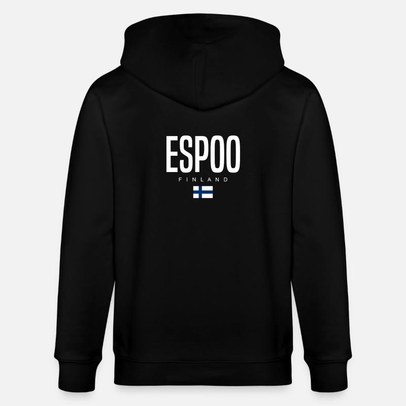 Espoo, Finlande - Veste à capuche bio CULTIVATOR Stanley/Stella Unisexe - noir