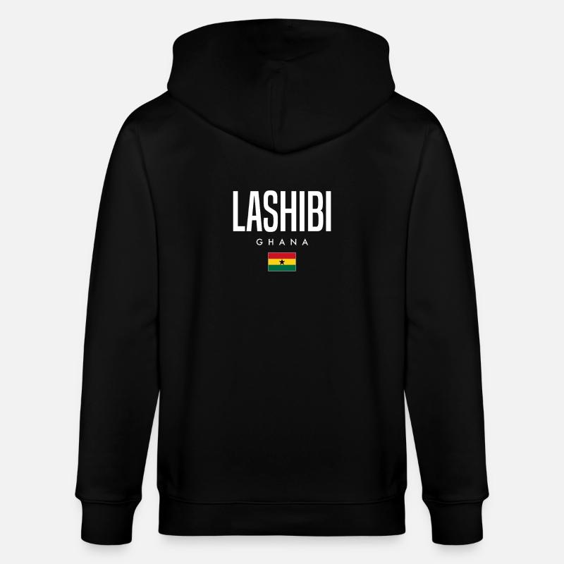 Lashibi, Ghana - Veste à capuche bio CULTIVATOR Stanley/Stella Unisexe - noir