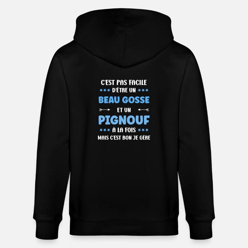 pignouf - Veste à capuche bio CULTIVATOR Stanley/Stella Unisexe - noir