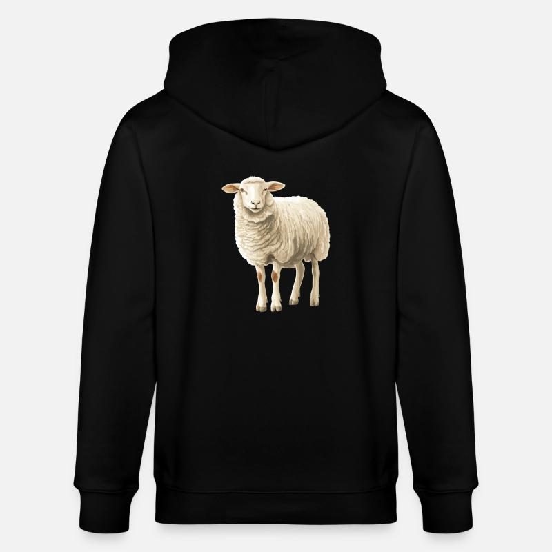 Mouton Mouton - Veste à capuche bio CULTIVATOR Stanley/Stella Unisexe - noir