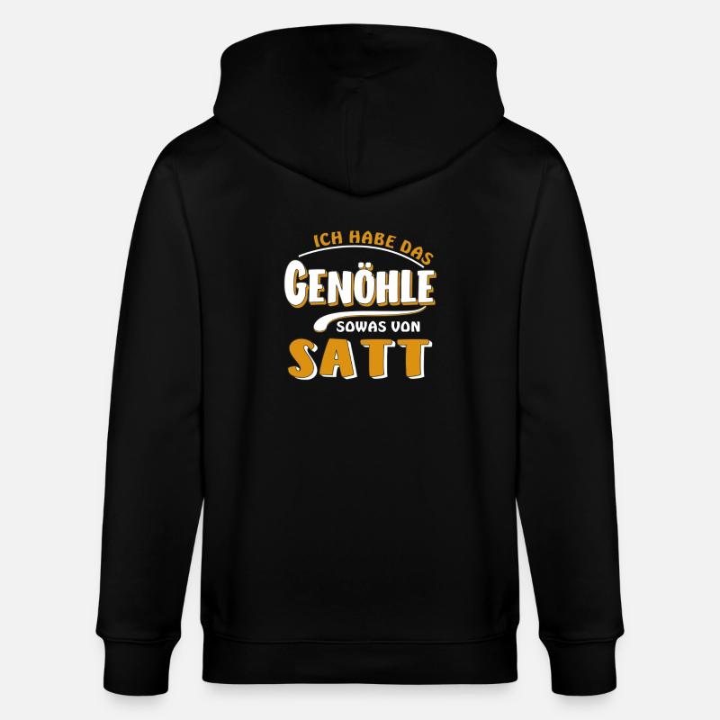 J’EN AI MARRE DE ÇA - Veste à capuche bio CULTIVATOR Stanley/Stella Unisexe - noir