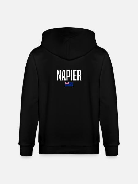 Napier Neuseeland - Stanley/Stella Unisex Bio-Kapuzenjacke CULTIVATOR - Schwarz