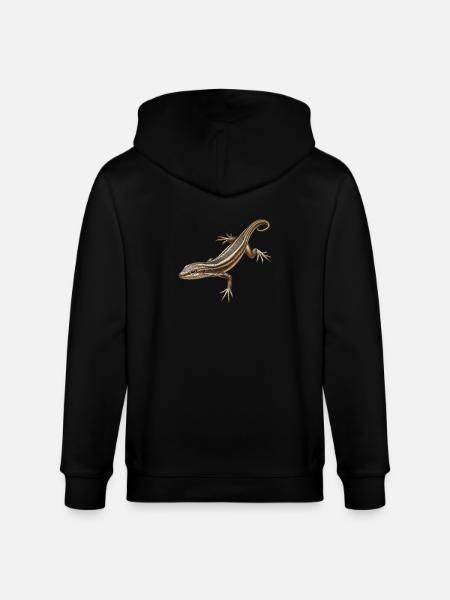 Skinke Skink - Stanley/Stella Unisex Bio-Kapuzenjacke CULTIVATOR - Schwarz