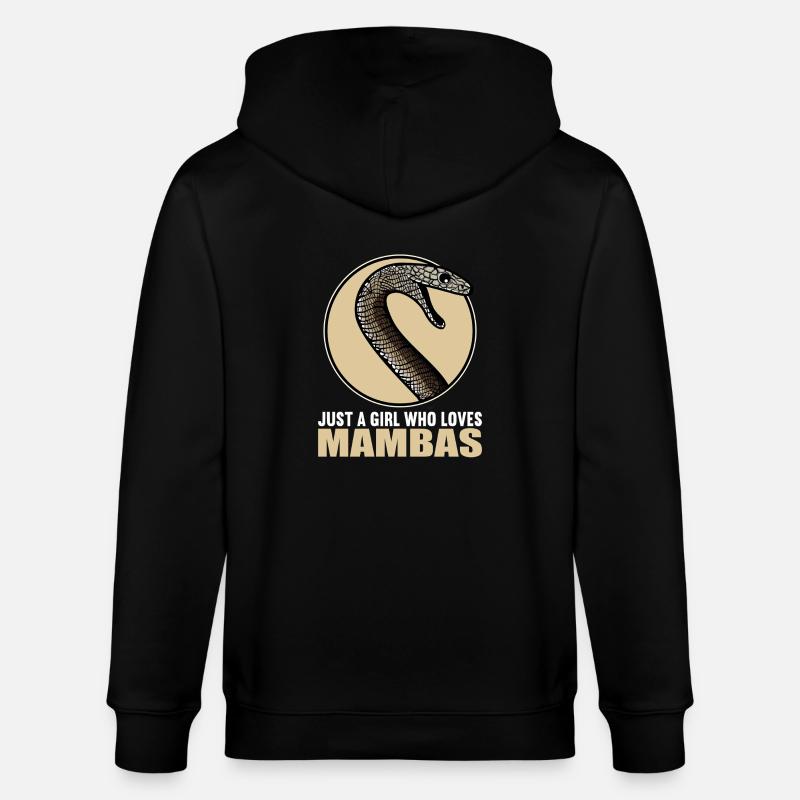 Mambas Mamba - Veste à capuche bio CULTIVATOR Stanley/Stella Unisexe - noir