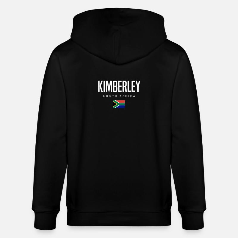 Kimberley, Afrique du Sud - Veste à capuche bio CULTIVATOR Stanley/Stella Unisexe - noir
