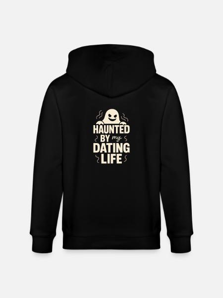 Ghostly breakup-humor-dating-mistake-single - Stanley/Stella CULTIVATOR Unisex Organic Hooded Jacket - black