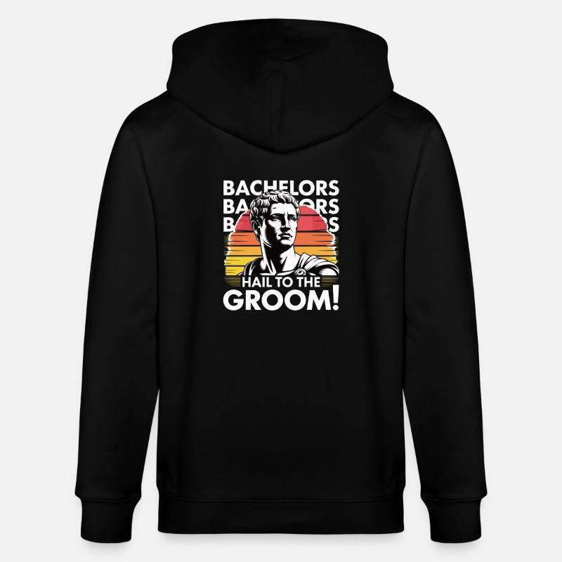 JGA Männer - Stanley/Stella Unisex Bio-Kapuzenjacke CULTIVATOR  - Schwarz