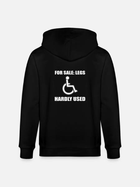 Wheelchair - Stanley/Stella CULTIVATOR Unisex Organic Hooded Jacket - black