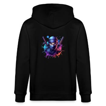Ninja - Veste à capuche bio CULTIVATOR Stanley/Stella Unisexe - noir - Dos - Anna (173cm)