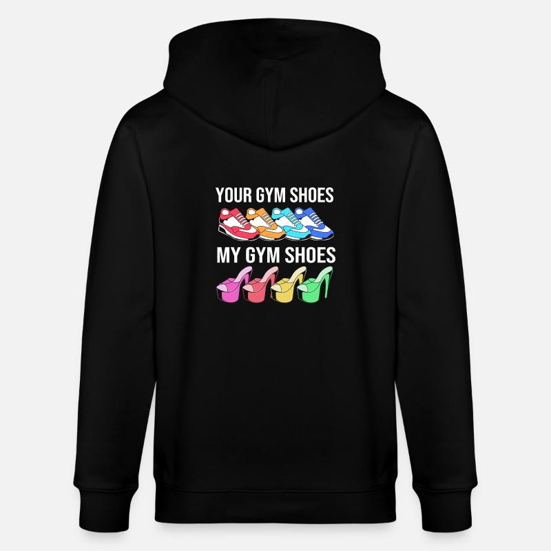 Pole Dance - Veste à capuche bio CULTIVATOR Stanley/Stella Unisexe - noir