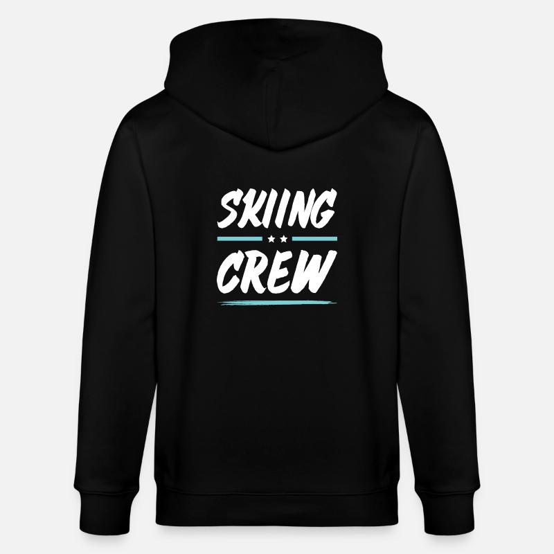 Skiing Crew - Stanley/Stella Unisex Bio-Kapuzenjacke CULTIVATOR  - Schwarz