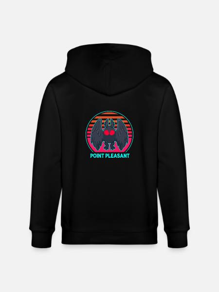 Mothman - Stanley/Stella CULTIVATOR Unisex Organic Hooded Jacket - black