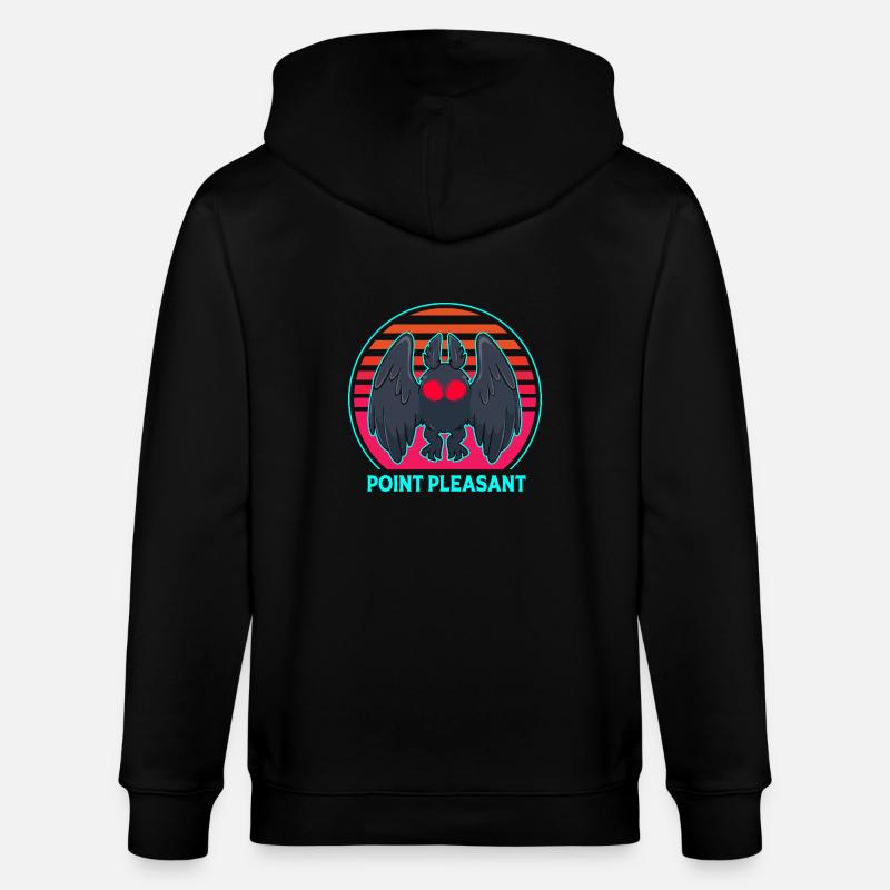Papillon de nuit - Veste à capuche bio CULTIVATOR Stanley/Stella Unisexe - noir