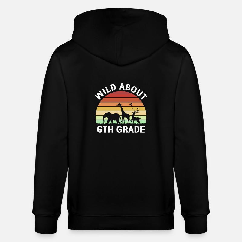 6ème - Veste à capuche bio CULTIVATOR Stanley/Stella Unisexe - noir