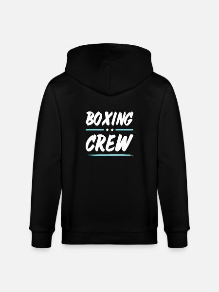 Boxing Crew - Stanley/Stella CULTIVATOR  Unisex Organic Hooded Jacket - black