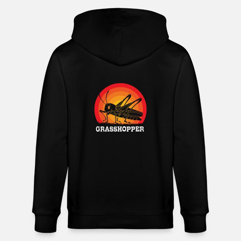 Sauterelle sauterelle - Veste à capuche bio CULTIVATOR Stanley/Stella Unisexe - noir