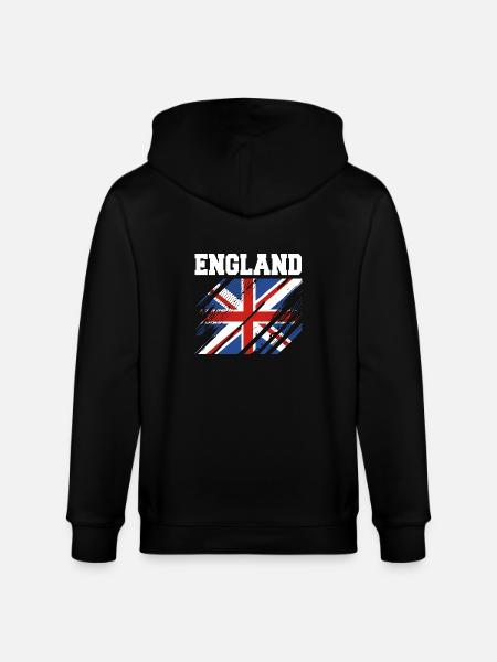 Angleterre Anglais - Veste à capuche bio CULTIVATOR Stanley/Stella Unisexe - noir