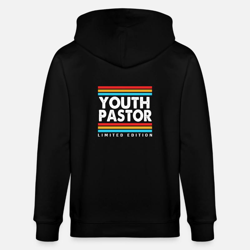 Pasteur des jeunes - Veste à capuche bio CULTIVATOR Stanley/Stella Unisexe - noir