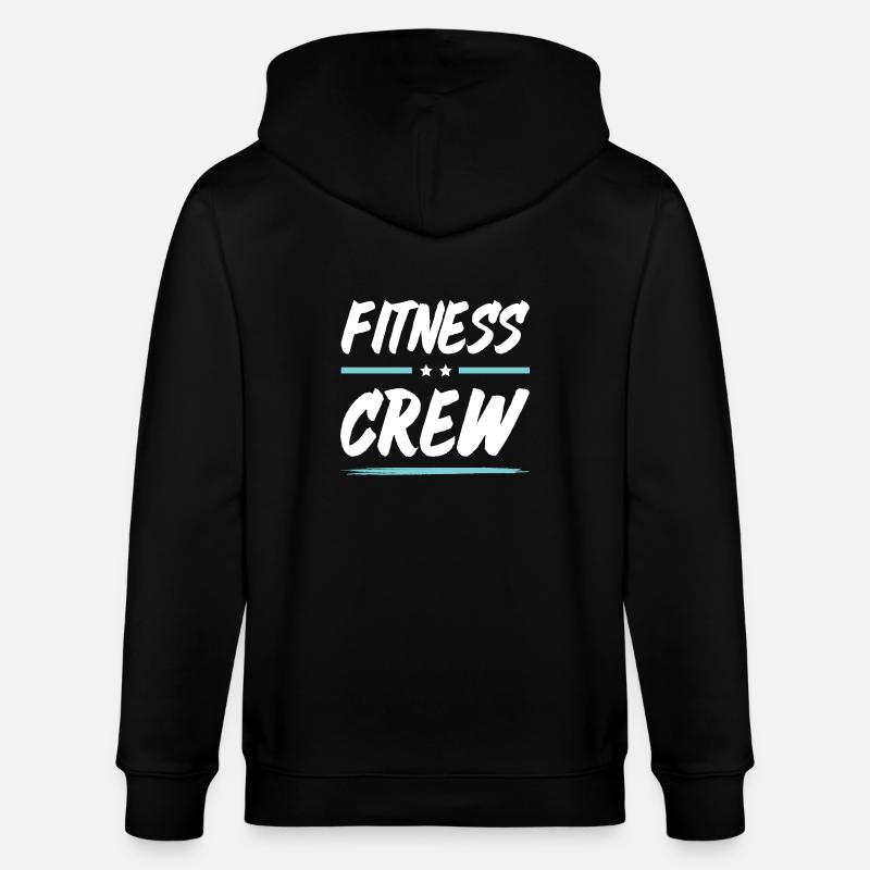Équipe de conditionnement physique - Veste à capuche bio CULTIVATOR Stanley/Stella Unisexe - noir