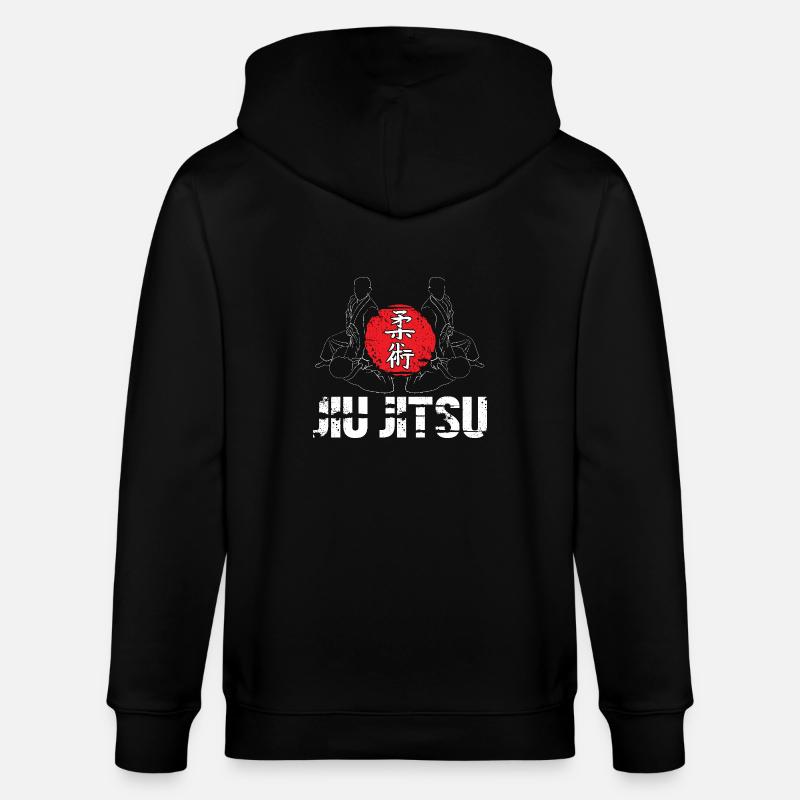 Jiu Jitsu Autodéfense - Veste à capuche bio CULTIVATOR Stanley/Stella Unisexe - noir