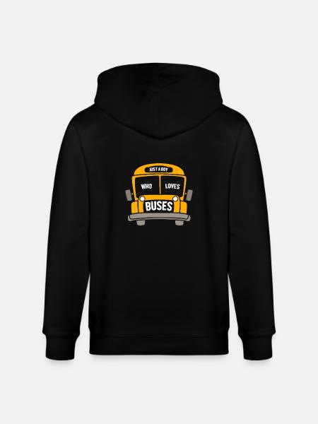 School Bus Driver School Bus - Stanley/Stella CULTIVATOR Unisex Organic Hooded Jacket - black
