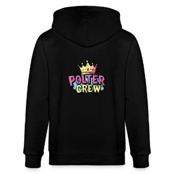 Polter Crew - Stanley/Stella Unisex Bio-Kapuzenjacke CULTIVATOR  - Schwarz - Hinten - Anna (173cm)