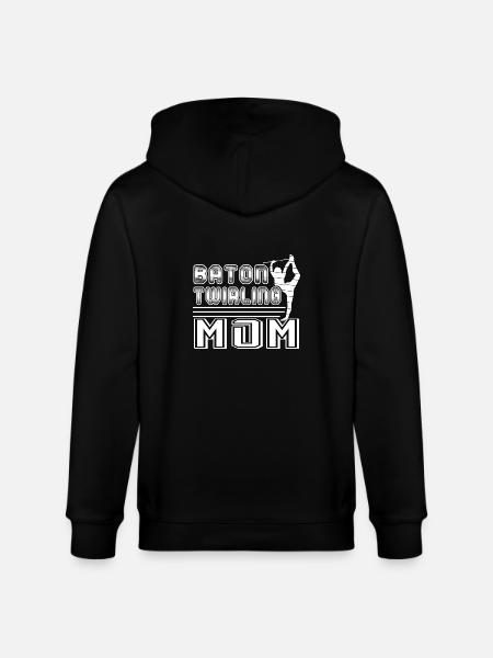 Baton Twirling Baton Twirling Mom - Stanley/Stella CULTIVATOR Unisex Organic Hooded Jacket - black