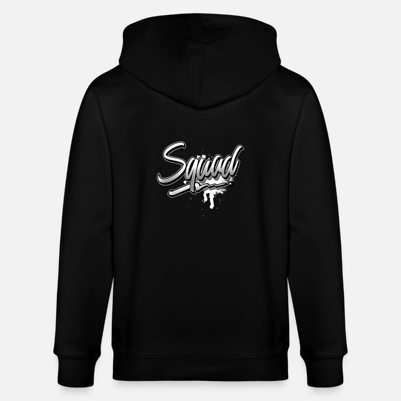 Squad - Stanley/Stella Unisex Bio-Kapuzenjacke CULTIVATOR  - Schwarz
