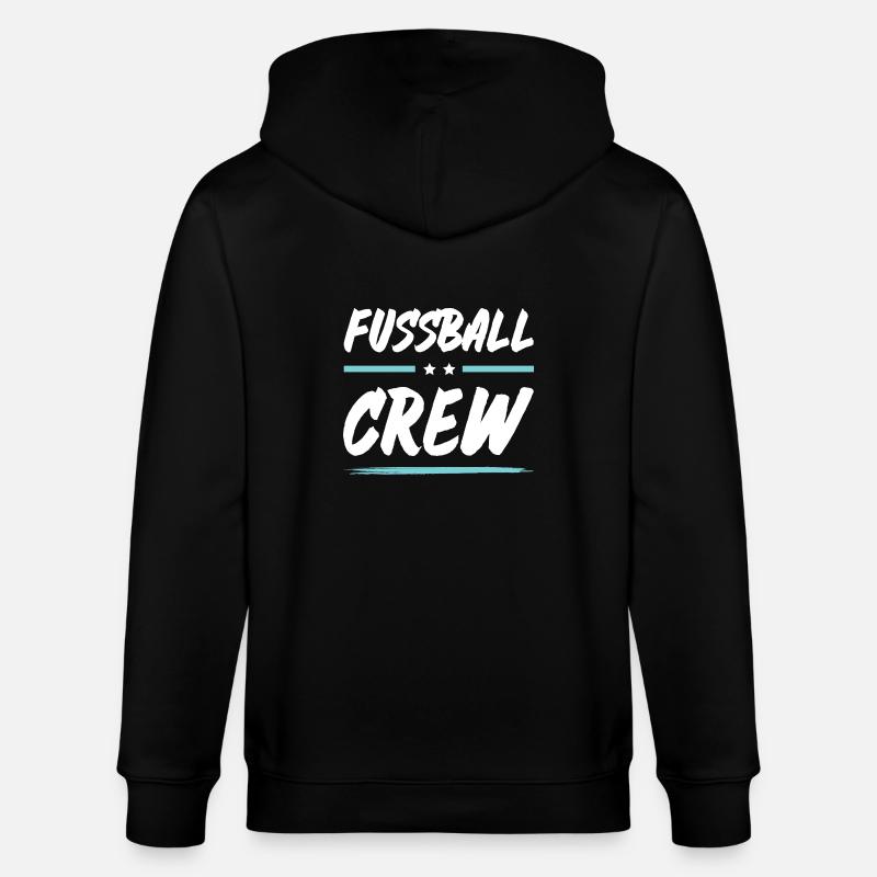 Fussball Crew - Stanley/Stella Unisex Bio-Kapuzenjacke CULTIVATOR - Schwarz