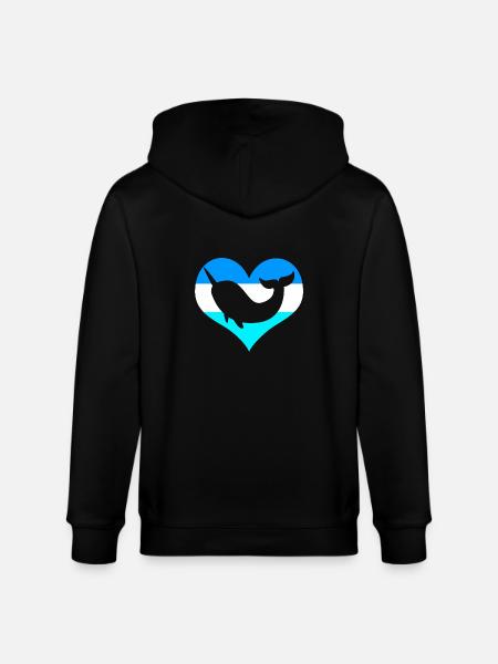Narval - Veste à capuche bio CULTIVATOR Stanley/Stella Unisexe - noir