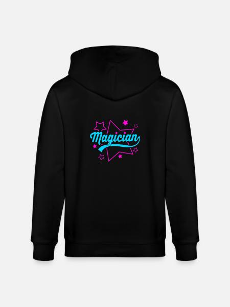 Zauberer - Stanley/Stella Unisex Bio-Kapuzenjacke CULTIVATOR - Schwarz