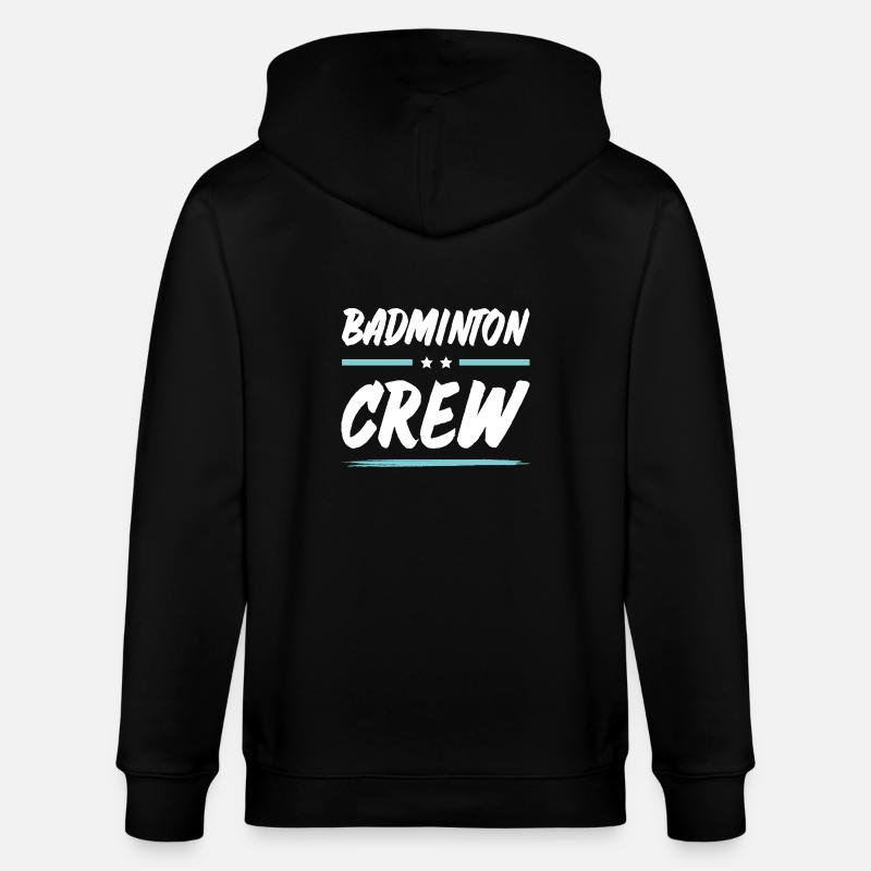 Équipe de badminton - Veste à capuche bio CULTIVATOR Stanley/Stella Unisexe - noir