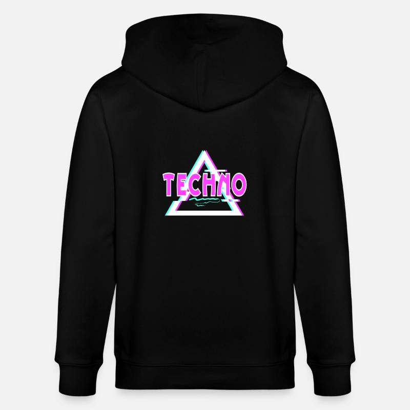Techno - Stanley/Stella Unisex Bio-Kapuzenjacke CULTIVATOR  - Schwarz