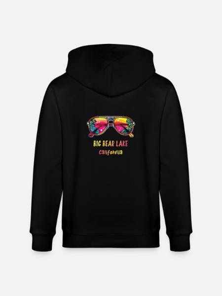 BIG BEAR LAKE - Stanley/Stella CULTIVATOR Unisex Organic Hooded Jacket - black