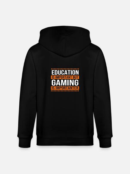 Gamer - Stanley/Stella økologisk unisex-hættejakke CULTIVATOR  - sort