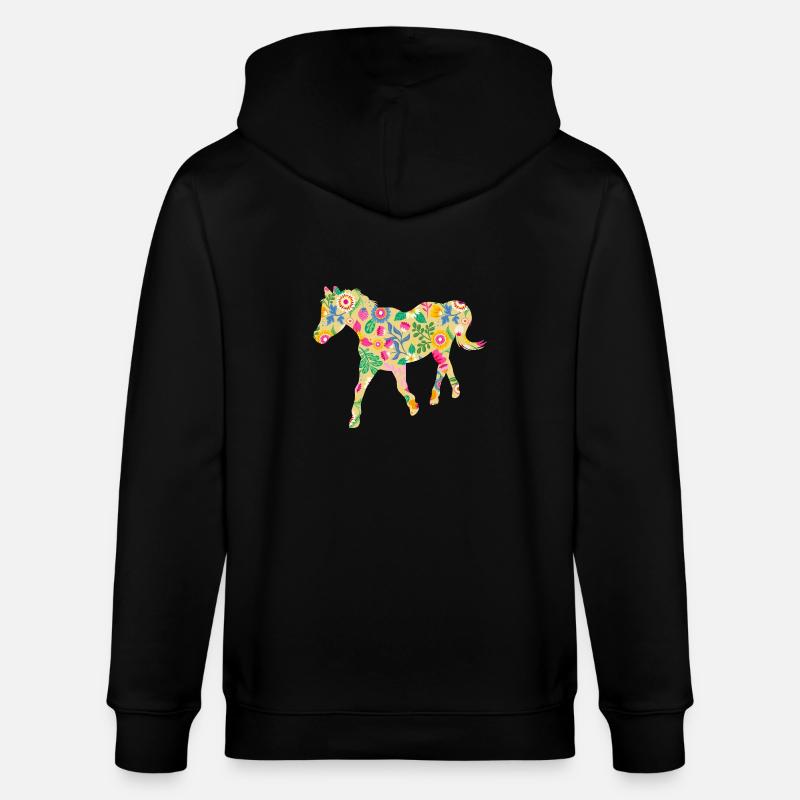Monter à cheval - Veste à capuche bio CULTIVATOR Stanley/Stella Unisexe - noir