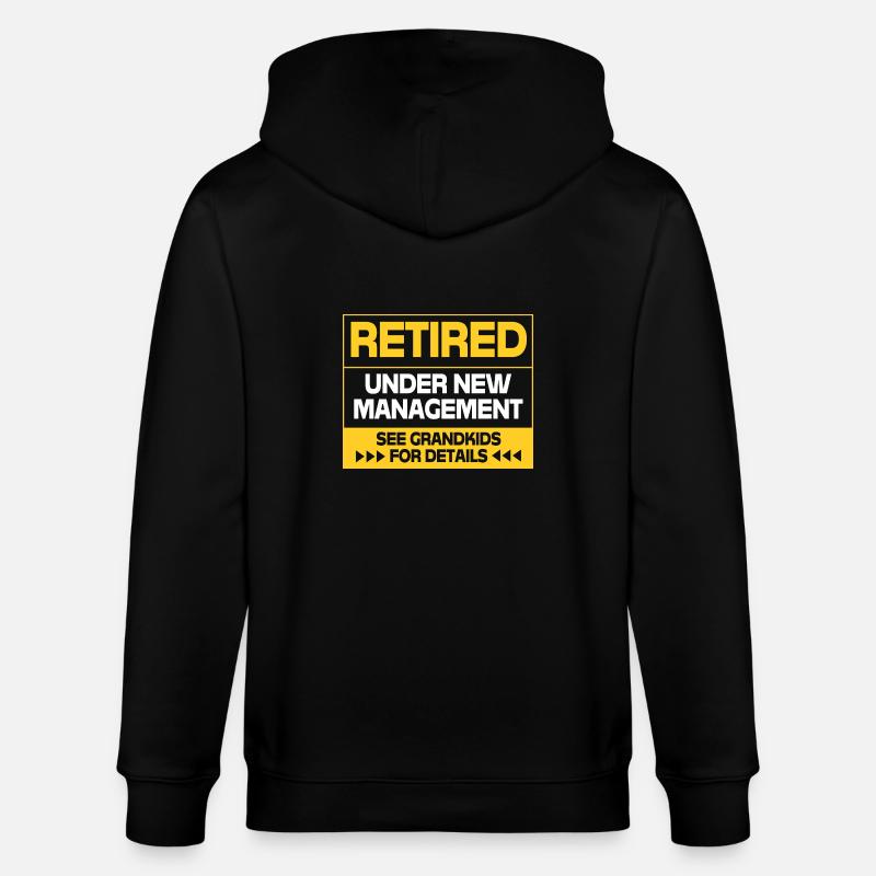 Krankenschwester Rente - Stanley/Stella Unisex Bio-Kapuzenjacke CULTIVATOR  - Schwarz